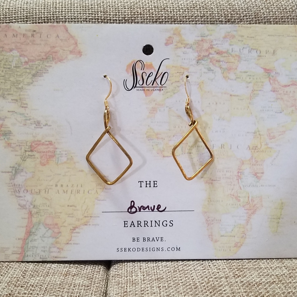 Sseko Designs Brave Earrings, NWT